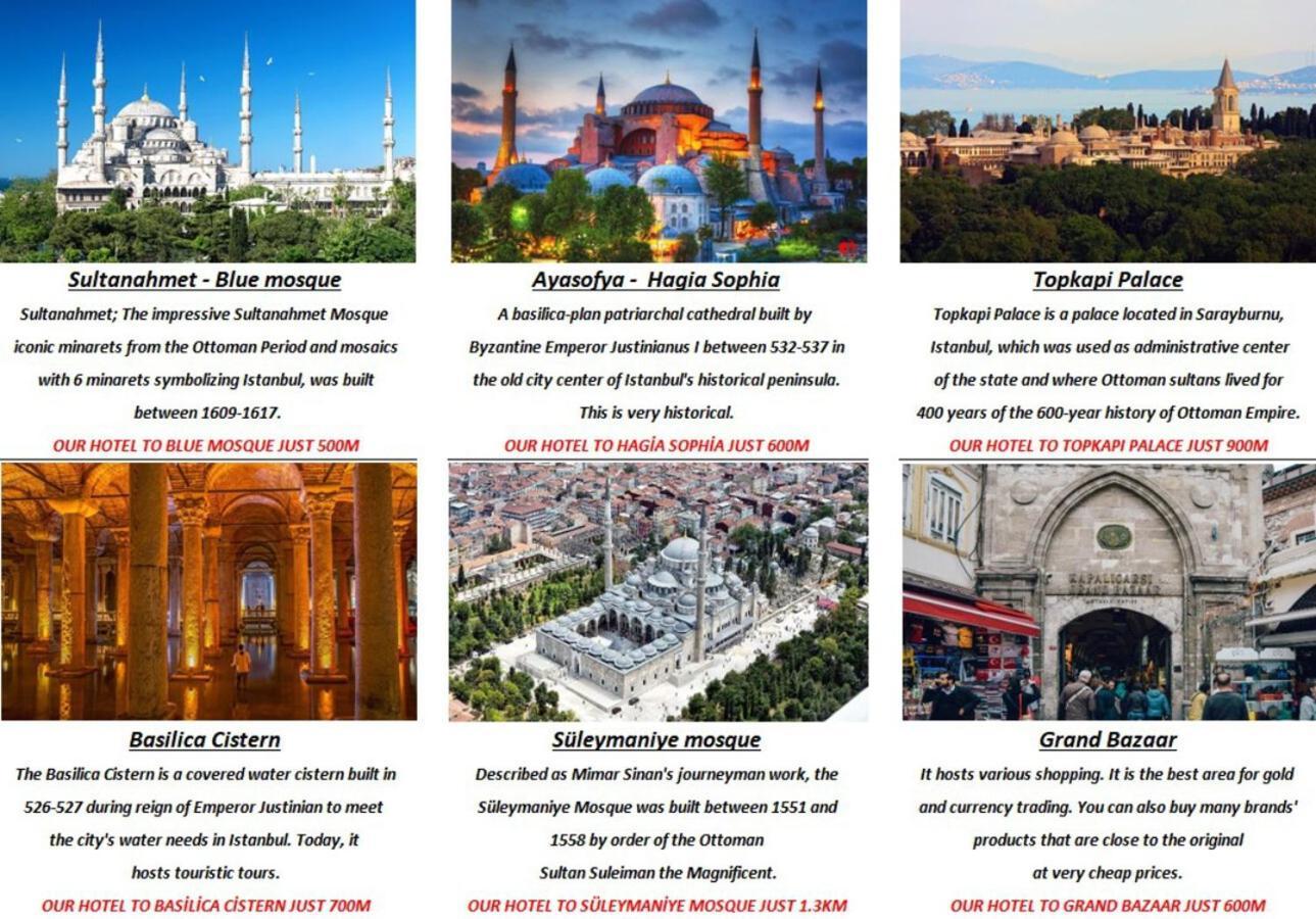 Kadirga Antik Hotel Estambul Exterior foto